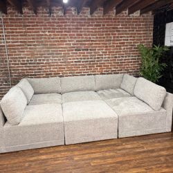 Delivery Available Costco Fallon 6pc sectional sofa couch