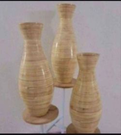 *** CLEARANCE *** Natural Bamboo Vases ($10 EACH) @ Lasting Creations