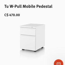 Tu W-Pull Mobile Pedestal