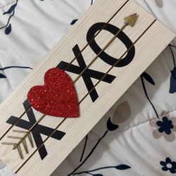 Xoxo Valentines Wall Sign 