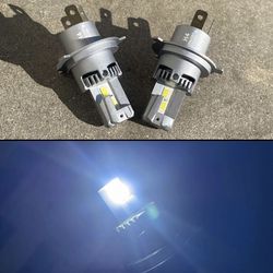 H4 6K Bright White 16000 Lumens LED Lights For $40