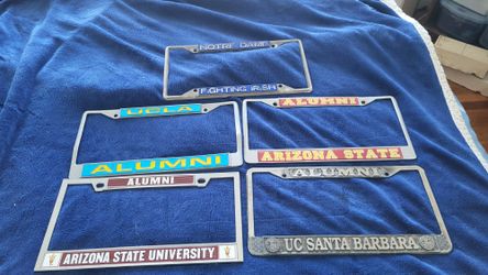 College Automotive License Plate Frames. Message For Pricing 