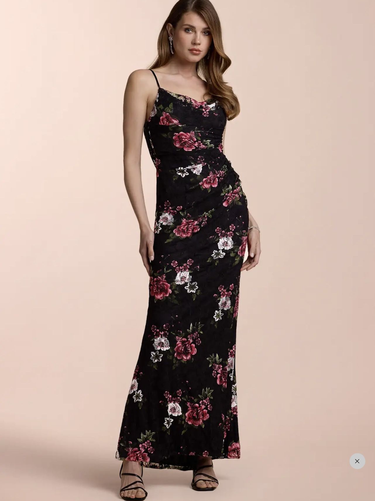 Jordyn Black Multi Maxi Dress