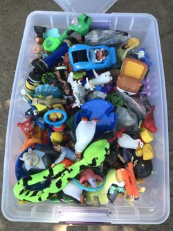 Box full of random toys