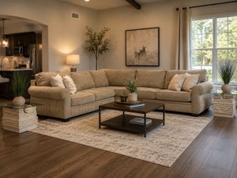 Oversized Sandstone Corner Sectional