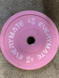 1- Brand New 55lb. Olympic Weight Plate