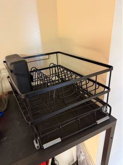 Drying rack with mat