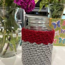 Mason Jar Crochet Cozys