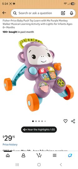 Push toy walker