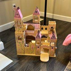 Melissa & Doug Wooden Castle & Furniture