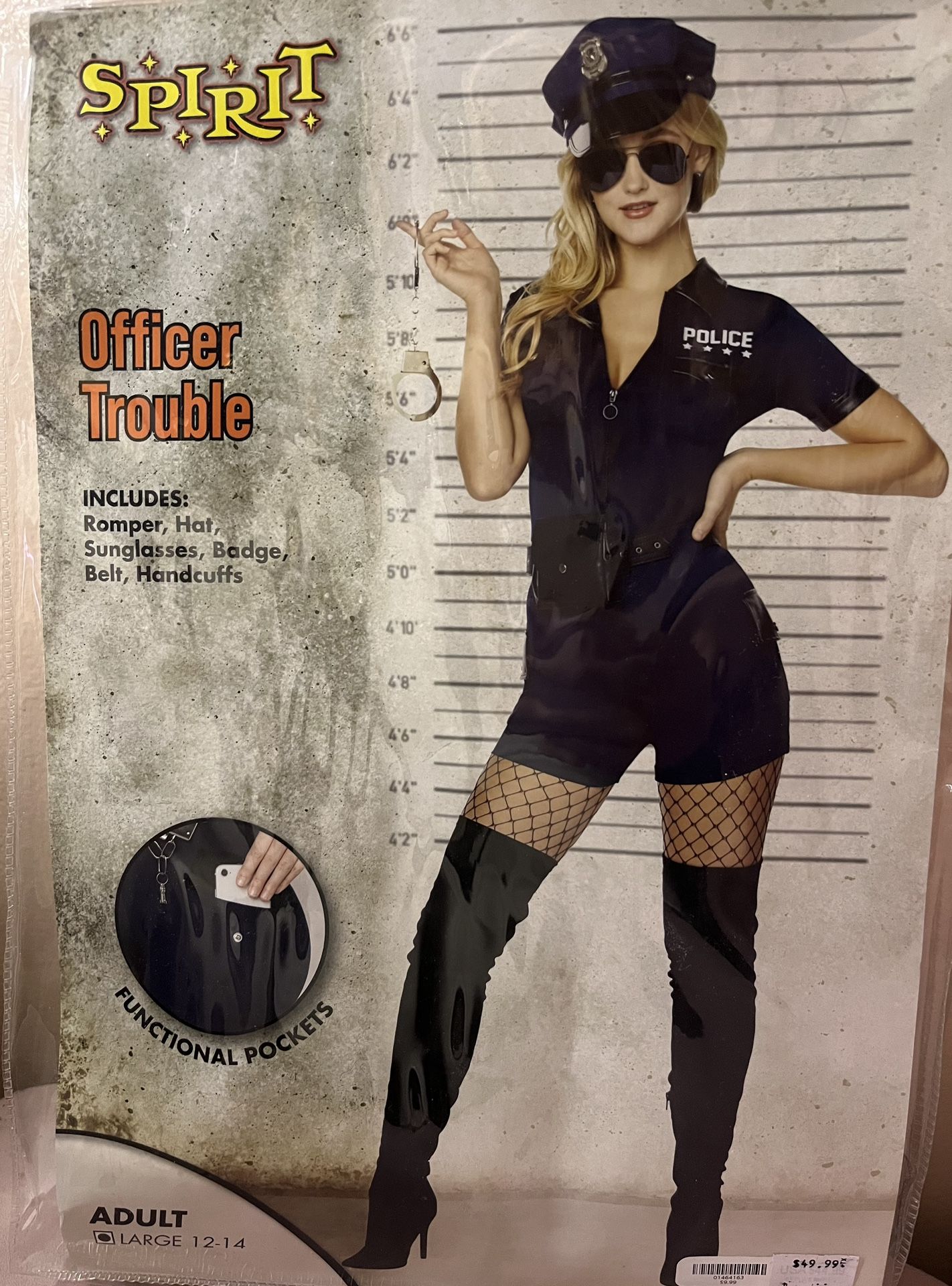 Police officer woman costume