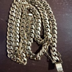 14K Gold Cuban Link Chain 
