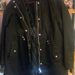 Black Coat With Hood