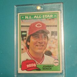Johnny Bench Topps All Star Card