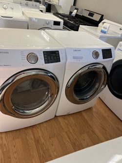 Electric dryer and washer set