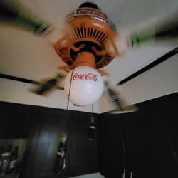 Antique Coca-Cola ceiling  fan 