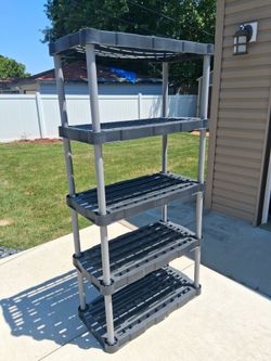 Storage shelves