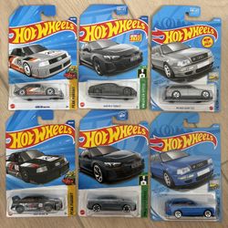 Brand New Unopened Hot Wheels Diecast Car Audi 6 Pack