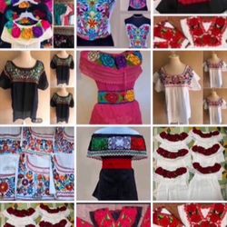 Variedad de Blusas  Méxicanas - Variety of Beautiful Mexican Blouses