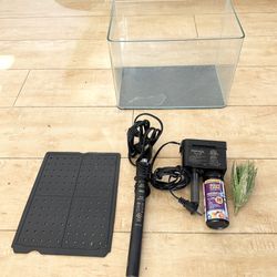 Small Aquarium Fish Tank with Accessories