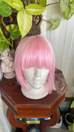 Adults costumes wig pink outfit. Accessories for Halloween costumes