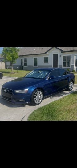 2013 AUDI A4 PREMIUM (BLUE/TAUPE) CLEAN