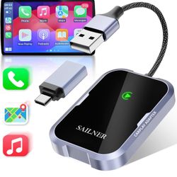Wireless Apple Carplay Adapter-(Brand New)-(Does Not Play Netflix,YouTube…etc)