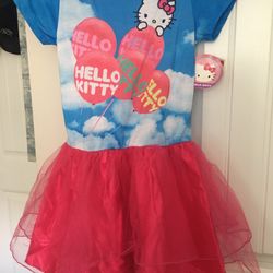 New Hello  Kitty Dress Size 10-12. 