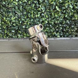 Universal Steering Shaft U-Joint Single Joint,13/16" 36 Spline to 1" DD,3.2" Length,Max 38 Degree Working Angel