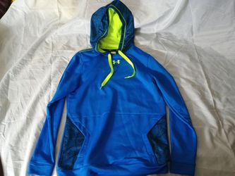 Under Armour Men's Blue Hooded Sweatshirt