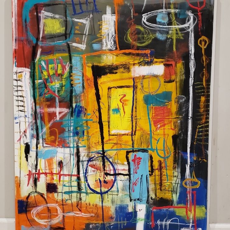 My Original Abstract Painting On Canvas 