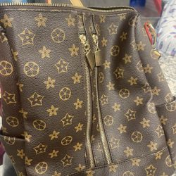 Leather Backpack Purse