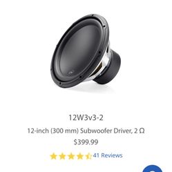 Jl Audio Subwoofer W3 V3 Car Audio 