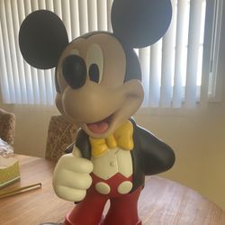 Collectible Disney Mickey Mouse Statue With Base