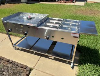 Taco Cart 36” with 6 Steamers
