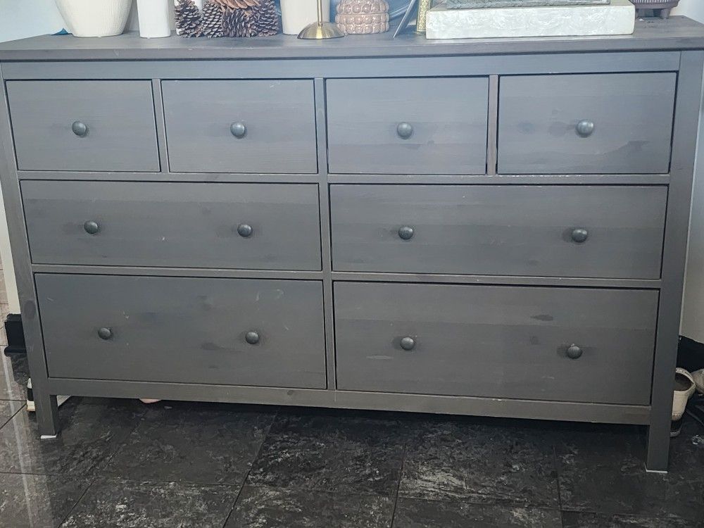 Gray Ikea Dresser