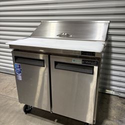 36” Inch Refrigerated Prep Table 