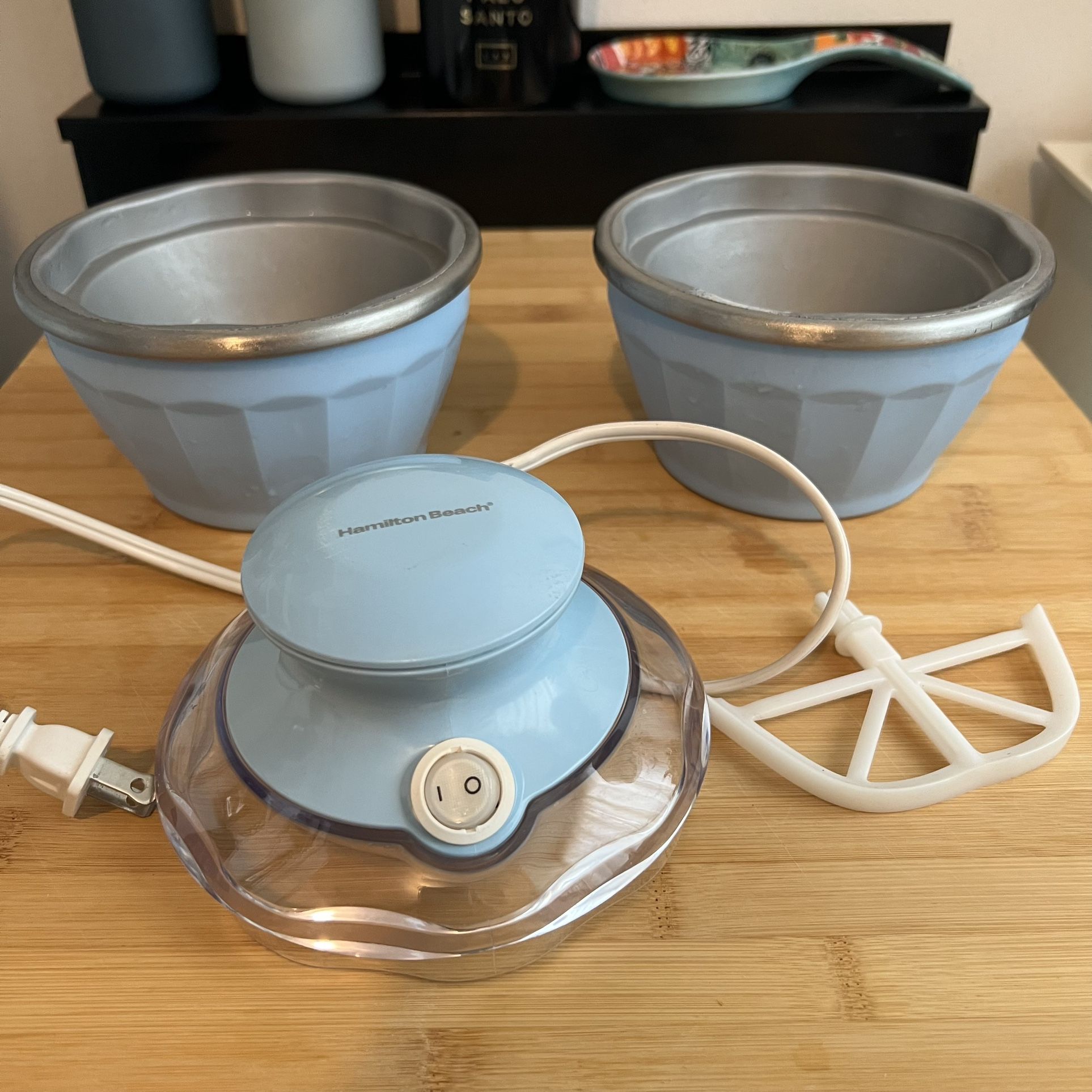 Hamilton Beach Blue Half Pint Soft Serve Ice Cream Maker