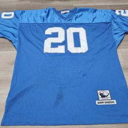 Mitchell and Ness Detroit Lions Barry Sanders Men Size 56 Used