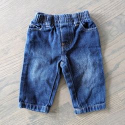 Kids Headquarters Baby Boy Denim Jeans, 3-6 Months