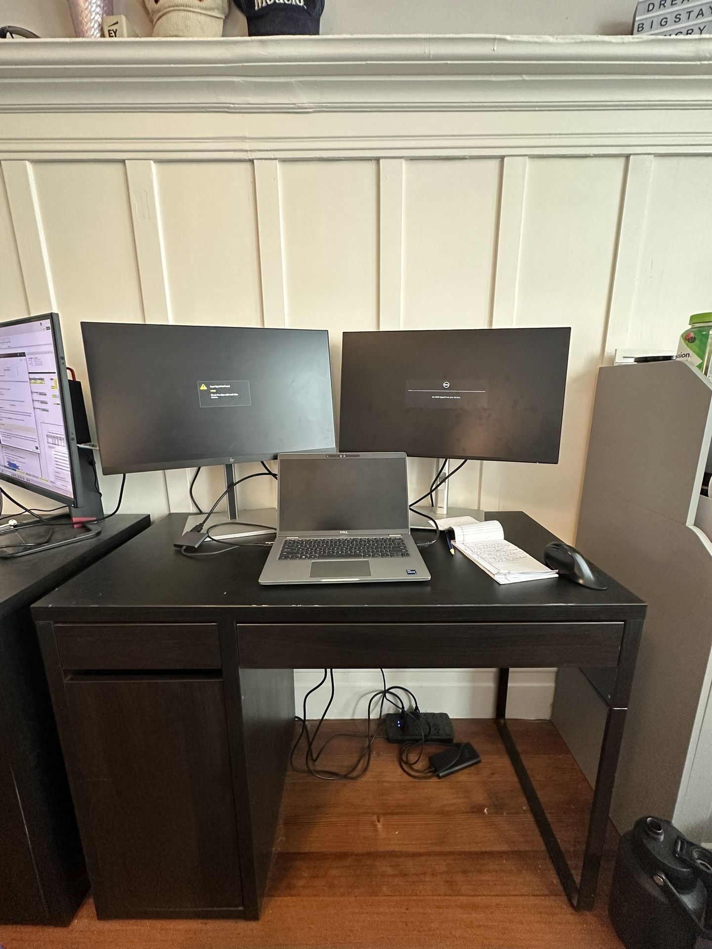 SELLING BLACK IKEA DESK (SEE DESCRIPTION FOR THE LINK TO IKEA WEBSITE FOR MORE INFO)