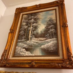 1930’’Original Oil Painting Signed  Hoffman