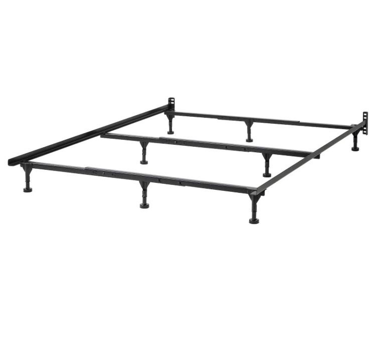 Ikea Feiring Bedframe with Legs Metal Queen/King 504.114.57