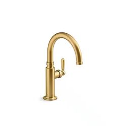 Kohler 28357-2MB Edalyn 1.5 GPM Single Hole Bar Faucet, Brushed Moderne Brass