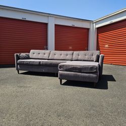 Gray Mcm Sectional Couch