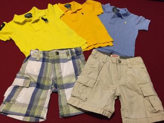 Boys Polo and Levi's