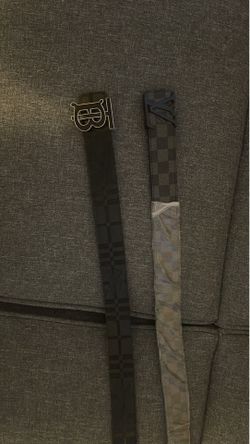 Reversible Burberry belt, Lv belt