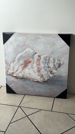 Seashell Canvas Wall Art Painting