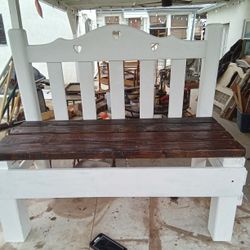 Custom Bench  Water Sealed For Porch Or Patio  Out Side 44 Wide 18 Deep 