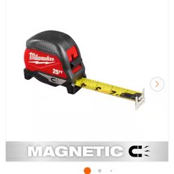Milwaukee 25 ft. Magnetic Tape Measure